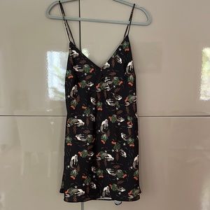 zara mermaid slip dress